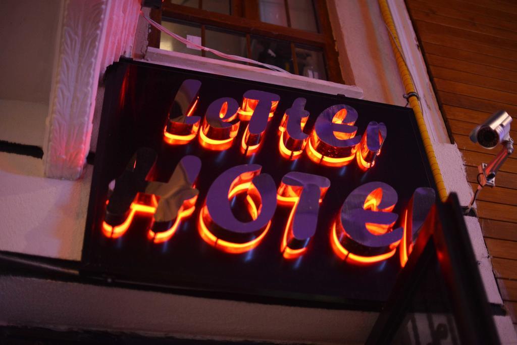 Letter Hotel Istambul Extérieur photo